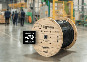 Lightera abre fabrica de fibra óptica en Mexicali. Productos hechos en México con menores tiempos de entrega.